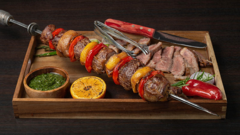 picanha con vegetal